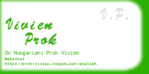 vivien prok business card